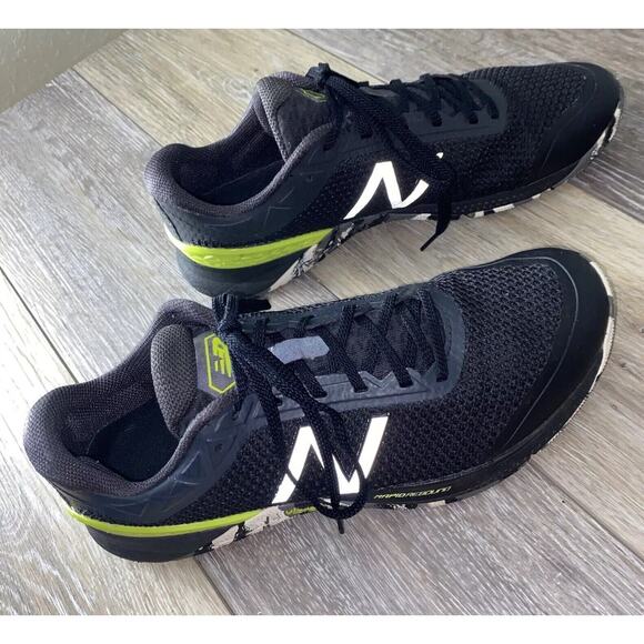New Balance Minimuus Vibram Rapid Rebound Mens Size 8 MX40OD1 Black Green Shoes - Picture 3 of 11
